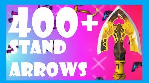 Using 400+ Stand Arrows in Stand Upright! | Roblox