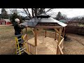 DIY - How I Built/Assembled a Sunjoy Octagon 13x13 ft. Cedar Framed Gazebo