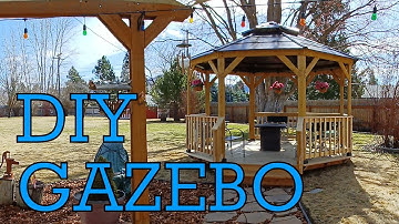 DIY - How I Built/Assembled a Sunjoy Octagon 13x13 ft. Cedar Framed Gazebo