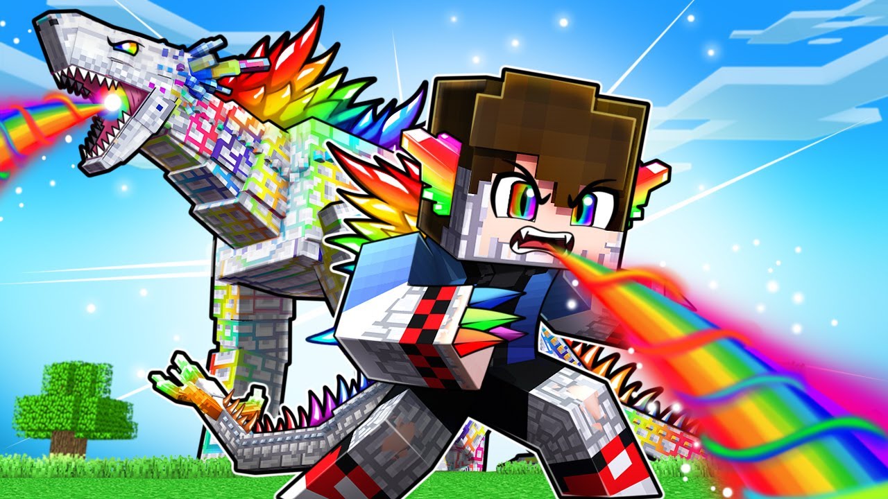 O GAROTO SHIMO ARCO-ÍRIS no Minecraft