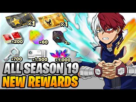 ALL *FREE* REWARDS Coming NEXT season to my hero ultra rumble! INSANE AMOUNTS