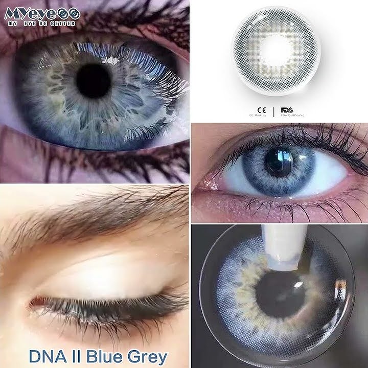 MYEYEBB DNA II Blue Grey Try on !！