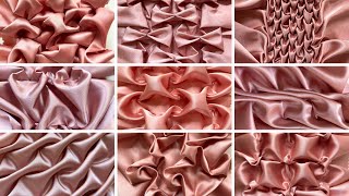 9 SMOCKING DESIGNS | Canadian Smocking Patterns | Fabric Manipulation | Didsbury Art Studio