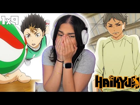 MY HEART!! 😭💔│ FIRST TIME Reaction to HAIKYUU S1 Ep 9