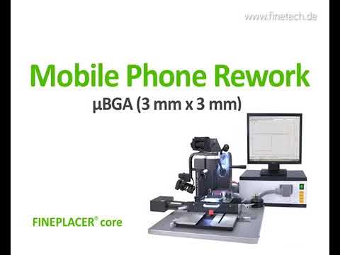 Finetech PCB Rework System Fineplacer Core rs - video from PCI Autotronics