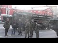 Бронетехника  в центре Москвы. Putin's troops in the center of Moscow! Russian military show!