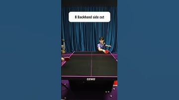 Sixteen essential backhand techniques in table tennis #tabletennis #tips #instructions