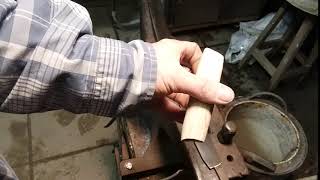 Coil spring cutlass readied for final assembly and oiling