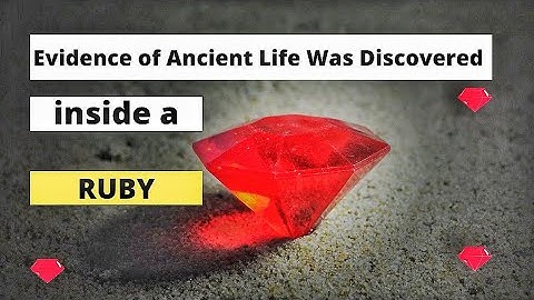 Evidence of Ancient Life Was Discovered Inside a Ruby | Discovery | Online Gyan #shorts