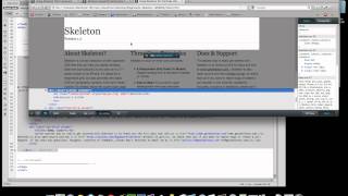 (2/11) Skeleton Broilplate Grid System Basics Skeleton Css Boilerplate Tutorial 2 The Grid