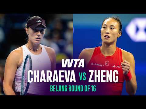 Alina Charaeva vs. Qinwen Zheng | 2026 Beijing Round of 16 | WTA Match Highlights