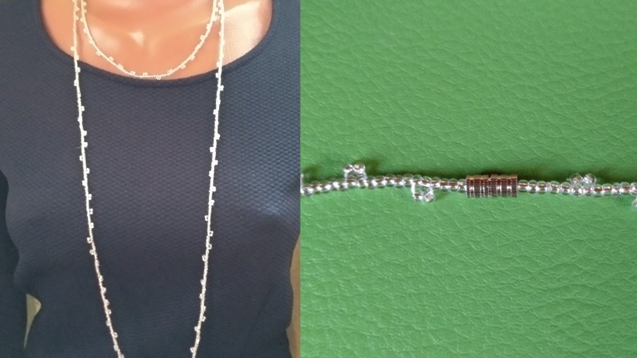 дополнение к видео цепочка "в точку" из бисера