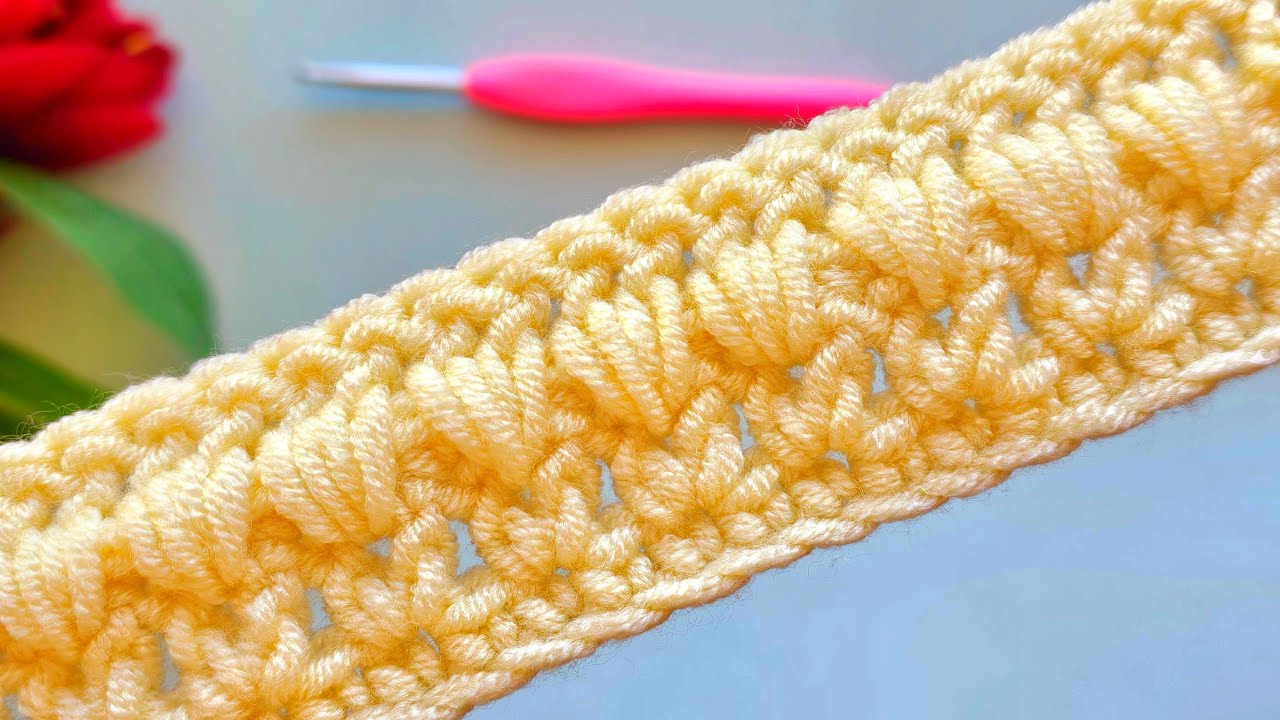 SUPER EASY & UNUSUAL Crochet pattern for Beginners  ⚡️❤️  Crochet Stitch for Baby Blanket