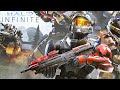 HALO INFINITE - NEW RECHARGE MAP, GRAVITY HAMMER & ODST BOTS (Multiplayer Gameplay)