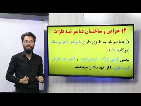 82 صنف یازدهم مضمون کیمیا عناصر شبه فلزات خواص و ساختمان عناصر شبه فلزات عنصر بورون