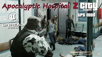 Z City Apocalyptic Hospital TPS Zombies Shooter Test on Unreal Engine 5