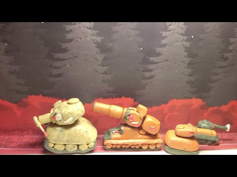 Восточный фронт: мы, МОНСТРЫ разгромим Японию! - мультики про танки