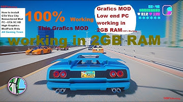 How to install GTA Vice City Remastered Mod PC - GTA VC HD High Graphics ModPack Urdu AH Gaming Town