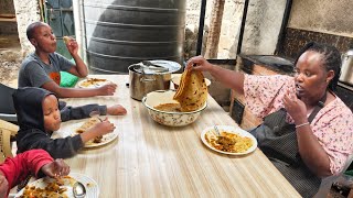 Real Village Life 🌿 Building Our Dream Chicken Coop 🐔 & Soft Layered Chapati with Homemade Ghee 🫓🧈 screenshot 3