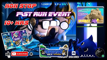 Crypto Idle Miner Game - NON STOP Fast Run Event SUMMER 2020