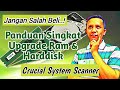 Jangan Salah Beli - Panduan Singkat Upgrade RAM Memory &amp; Harddisk PC Laptop #crucialsystemscanner