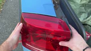 How to replace Tail Brake light turn signal in Dodge Charger - bulb replacement.  Easy DIY