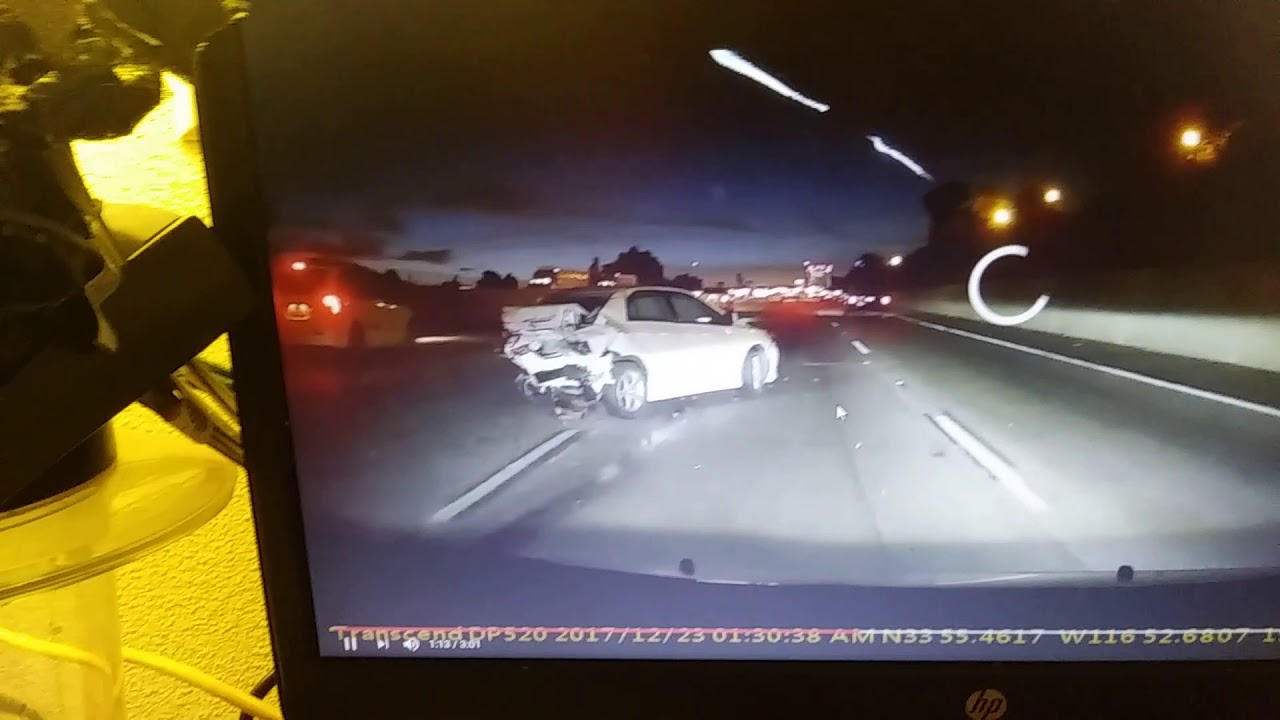 SpaceX rocket launch car crash caught on video