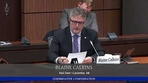 Blaine Calkins questions Liberals on collecting da...