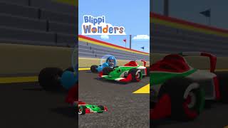 BLIPPI DRIVES FAST #shorts #blippi