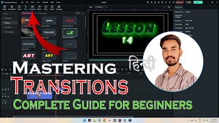 Lesson- 14 | Mastering Transitions in Filmora 14: Complete Guide for Beginners
