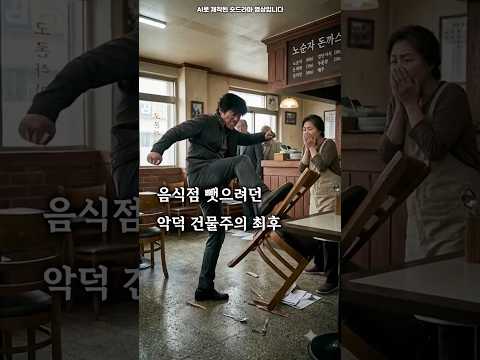 <strong>음식점</strong> 뺏으려던 악덕 건물주의 최후 #숏드라마 #사이다 #터닝