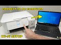 How to wifi setup epson ecotank et2800 printer with pc windows computer