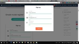 Bootstrap 4 in Hindi Part 14: Bootstrap 4 Modal in Hindi | Signup Login Page Pop Up with Bootstrap 4