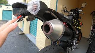 DRZ400SM Yoshimura RS2 baffle removal