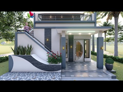 Small House Looks Luxurious - You Will Liked Small House With 3 BEDROOM + Balcony Area