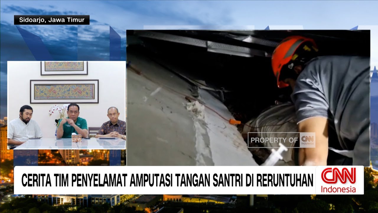 Cerita Tim Penyelamat Amputasi Tangan Santri di Reruntuhan
