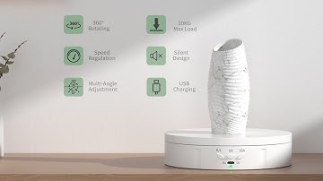 Mcbazel 360 Degree Automatic Rotating Display Stand for Photography (14.6cm)