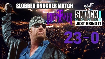 Undertaker Slobber Knocker Match | WWF Smackdown Just Bring It | Ps2