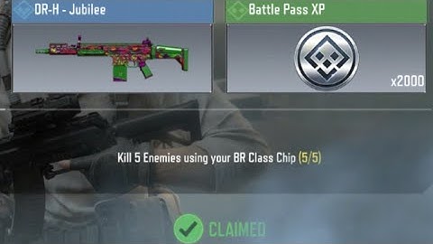 Call Of Duty Mobile Kill 5 Enemies using your BR Class Chip Task Complete