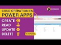 Operaciones CRUD en Power Apps con Galería y Formularios | Buscar, Agregar, Editar y Eliminar