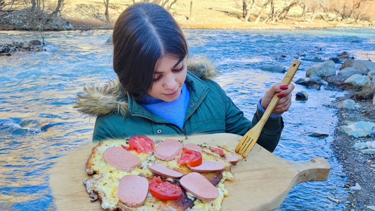 A great idea for breakfast simple and delicious relaxing outdoor