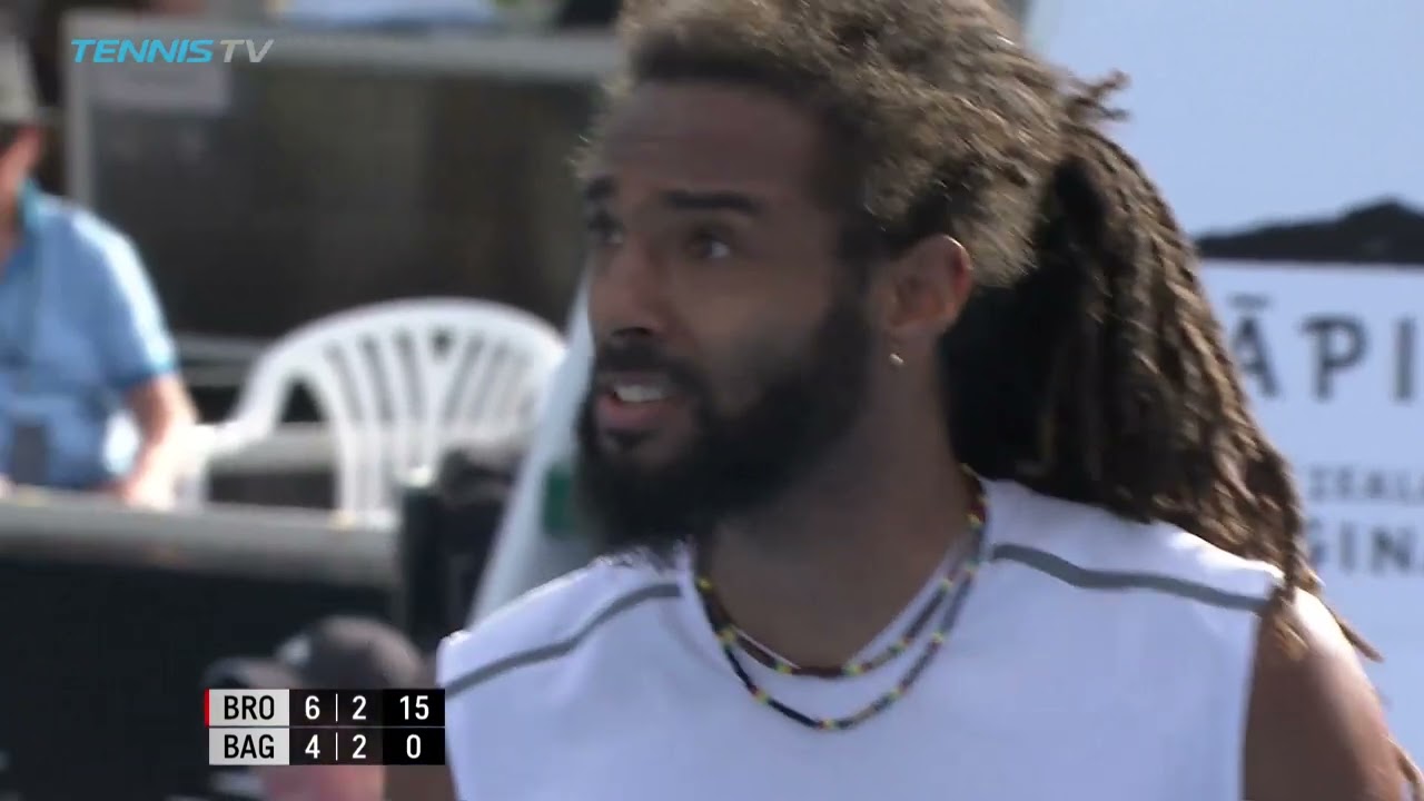 D. Brown Vs. M. Baghdatis - Auckland R2 2017