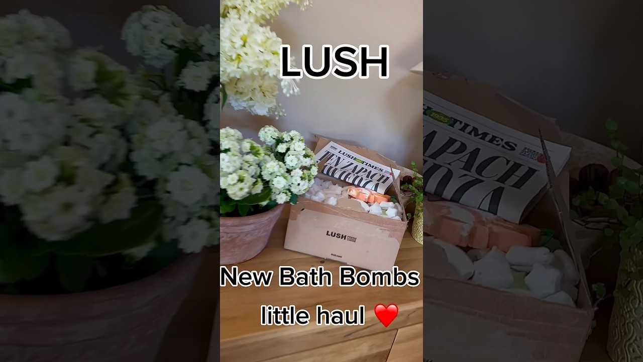 My LUSH today’s NEW BATHBOMBS HAUL❤️