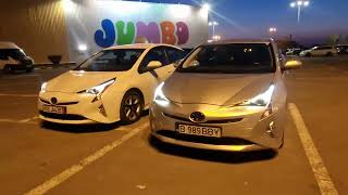 Toyota Prius. 2017. Alb perla & Argintiu