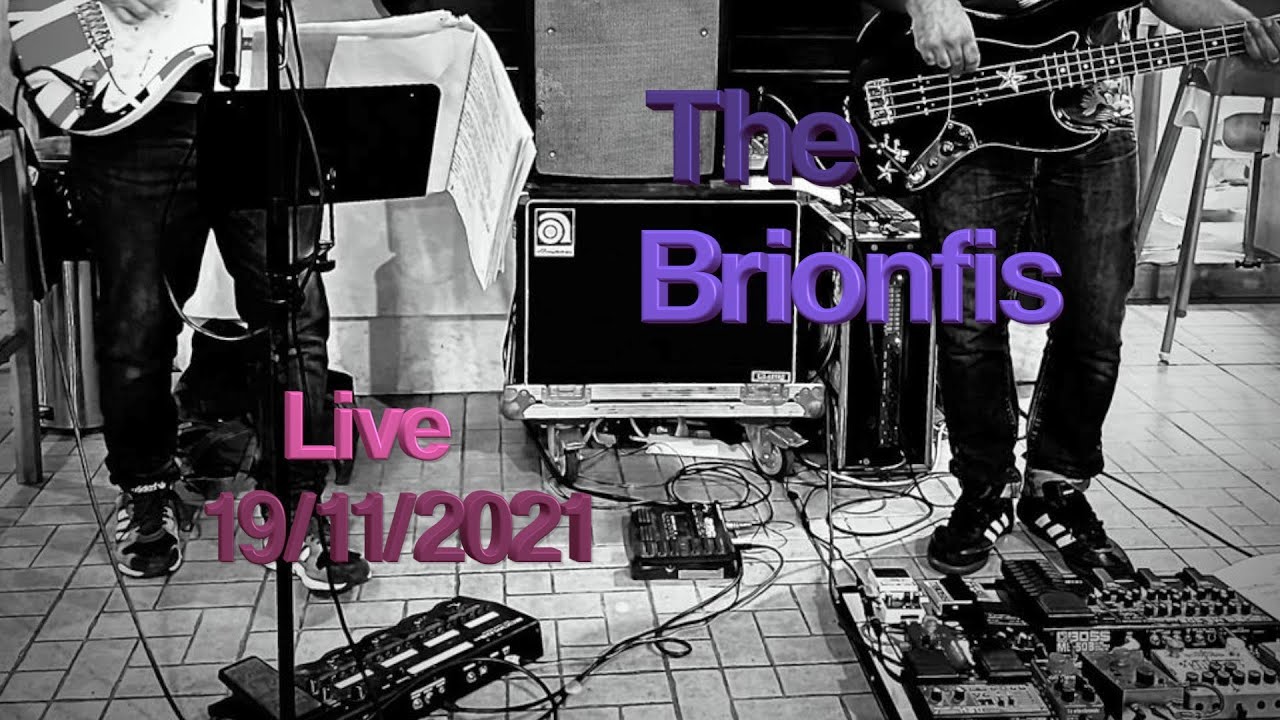 THE BRIONFIS classic rock duo LIVE medley 19/11/2021 ( guitar bass and loop drums )