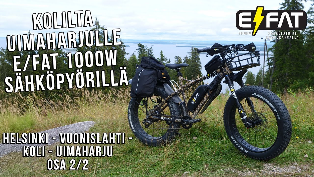 Koli - Uimaharjun Erämökki E/FAT 1000W sähköpyörillä