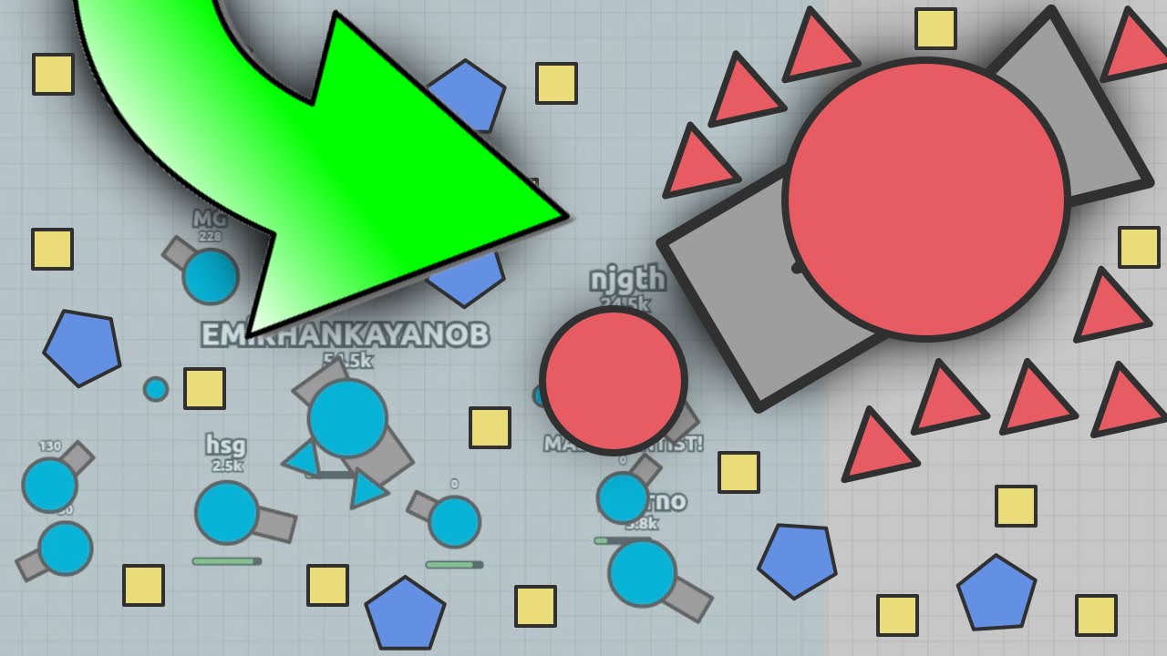 diep.io - How do I upgrade my tank? - Arqade