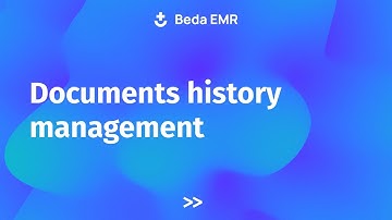 Beda EMR: Documents History Management