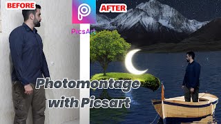 آموزش حرفه ای فتومونتاژ با موبایل / نرم افزار Picsart screenshot 1