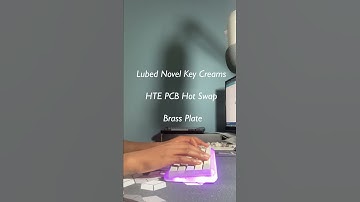 Arkitechnology X CKB | Lubed Novel Key Cream Typing Test